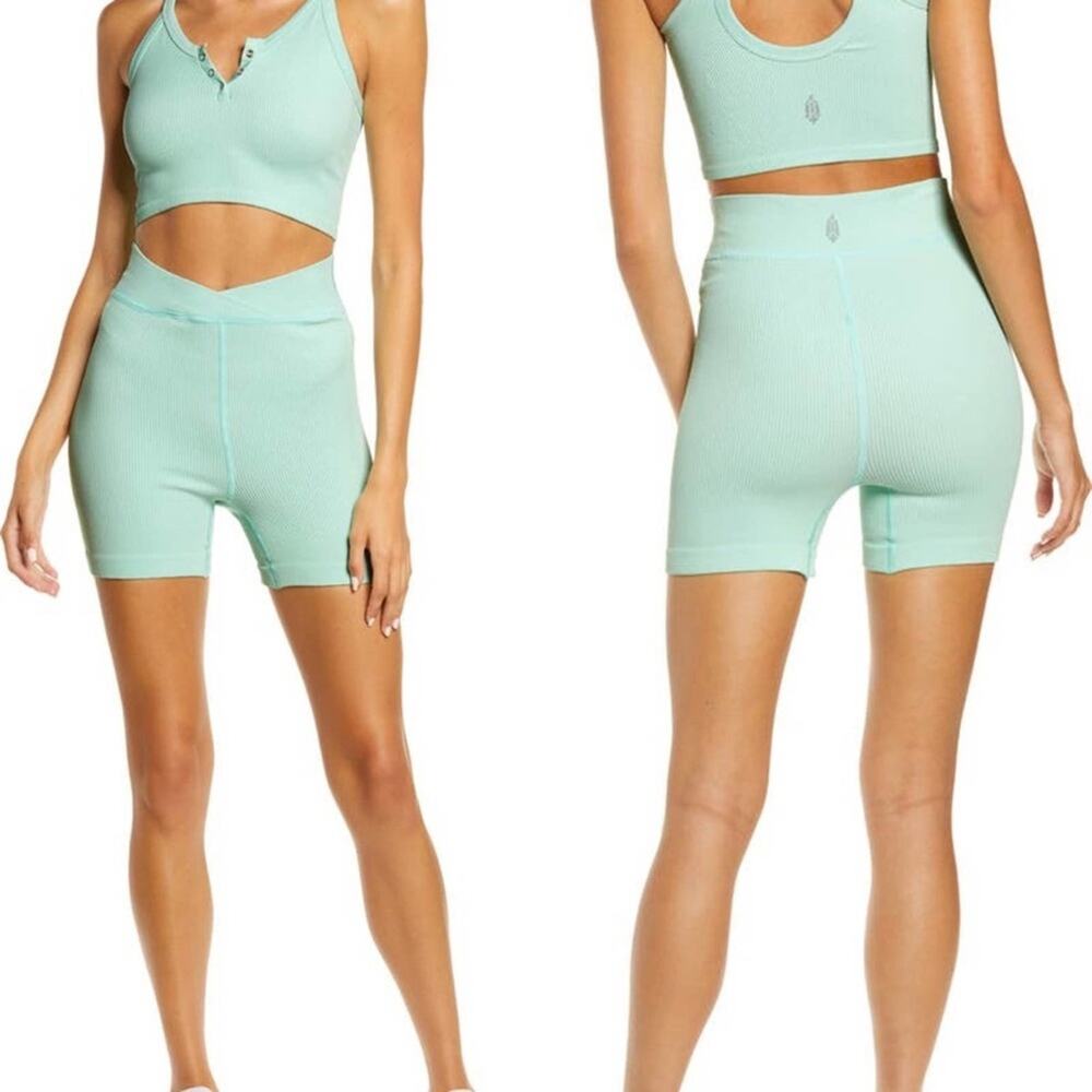 Free People FP Movement‎ Free Throw Short in Turquoise Mint XS NWT